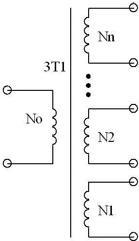 Serially connected electricity supply power supply for multi-stage depressed collector traveling wave tube