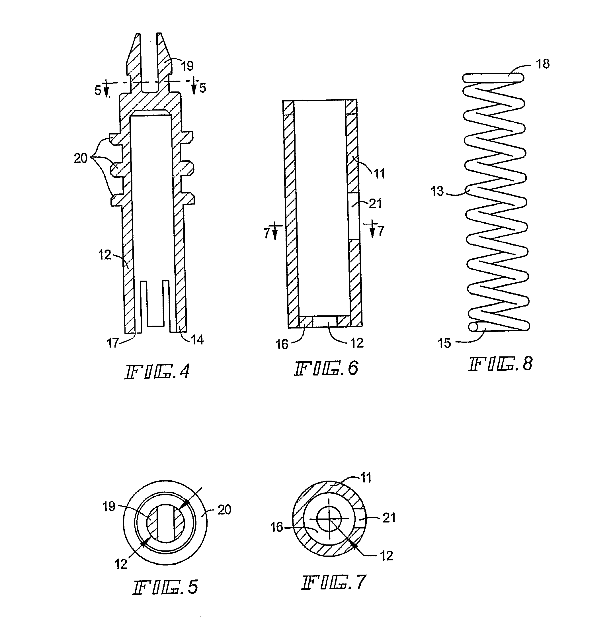 Spring loaded spacer