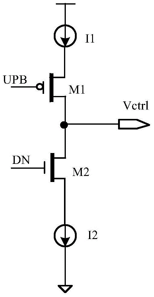 Charge pump device for phase locked loop clock data restorer