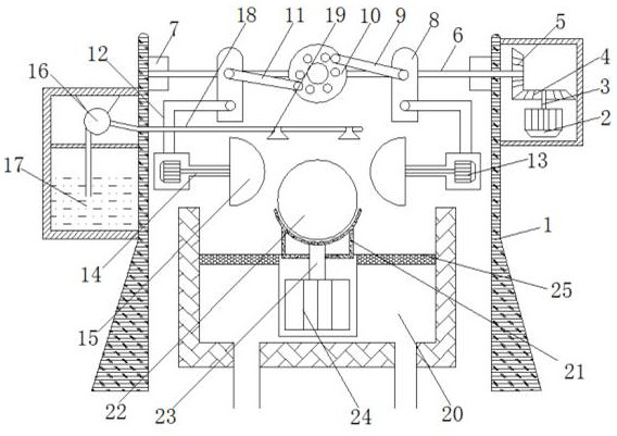 Automatic movable grinding device of ceramic machining production line