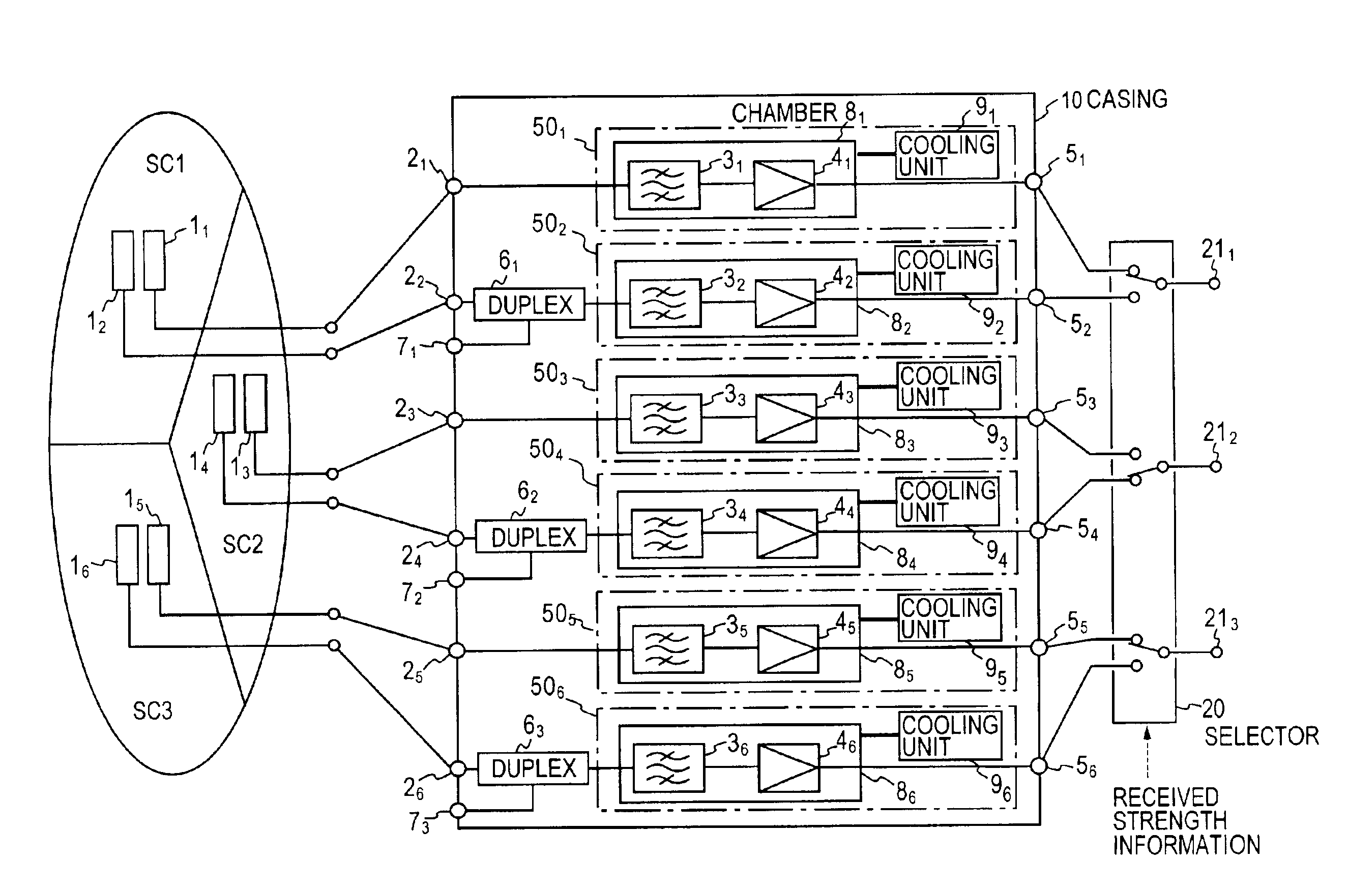 High-sensitivity wireless receiving device and high-frequency unit used therefor