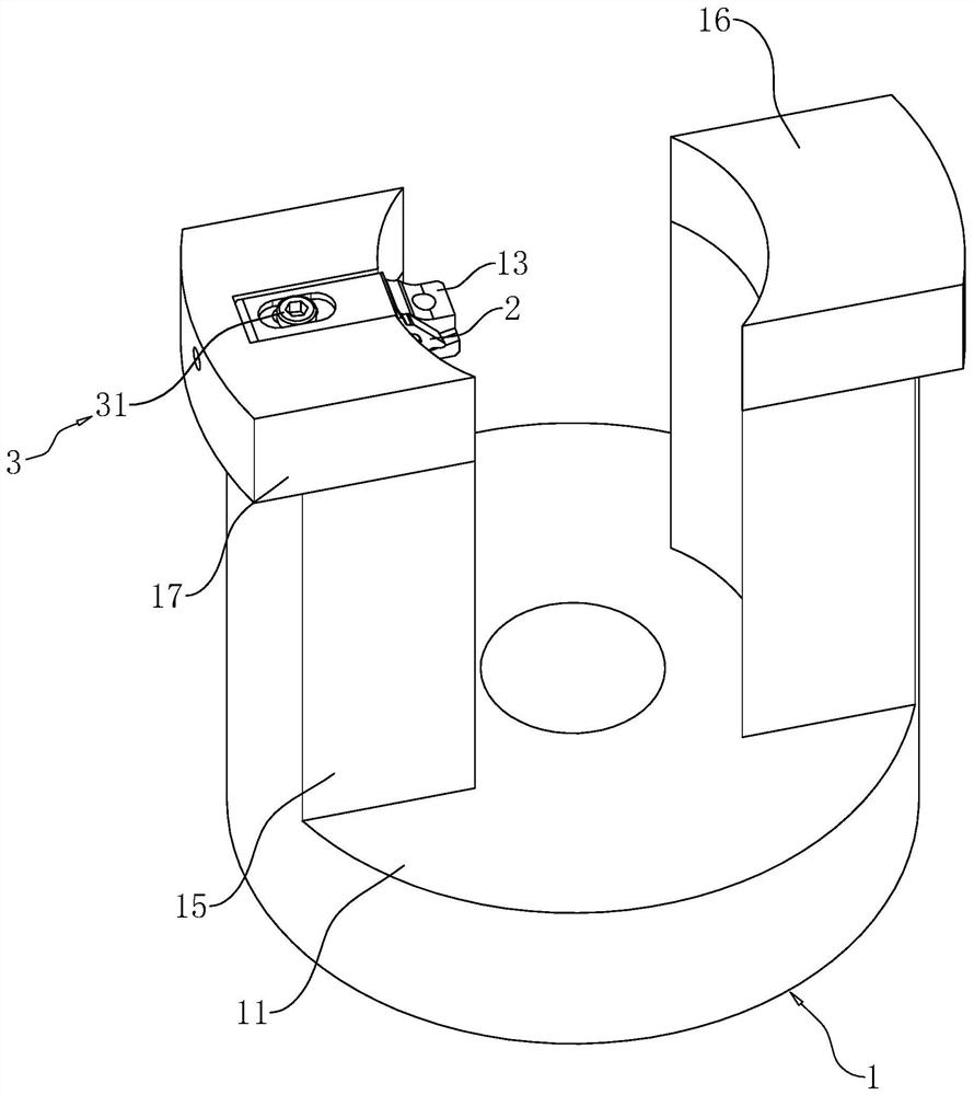 Chamfering sleeve boring tool