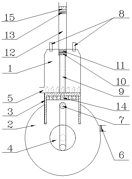 Direct-current layered scavenging two-stroke engine