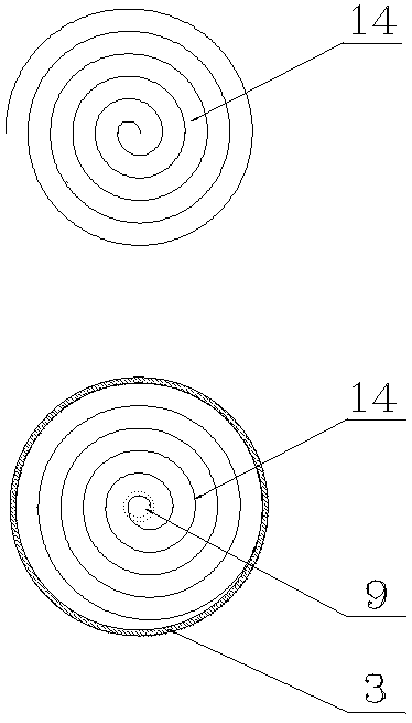 Direct-current layered scavenging two-stroke engine