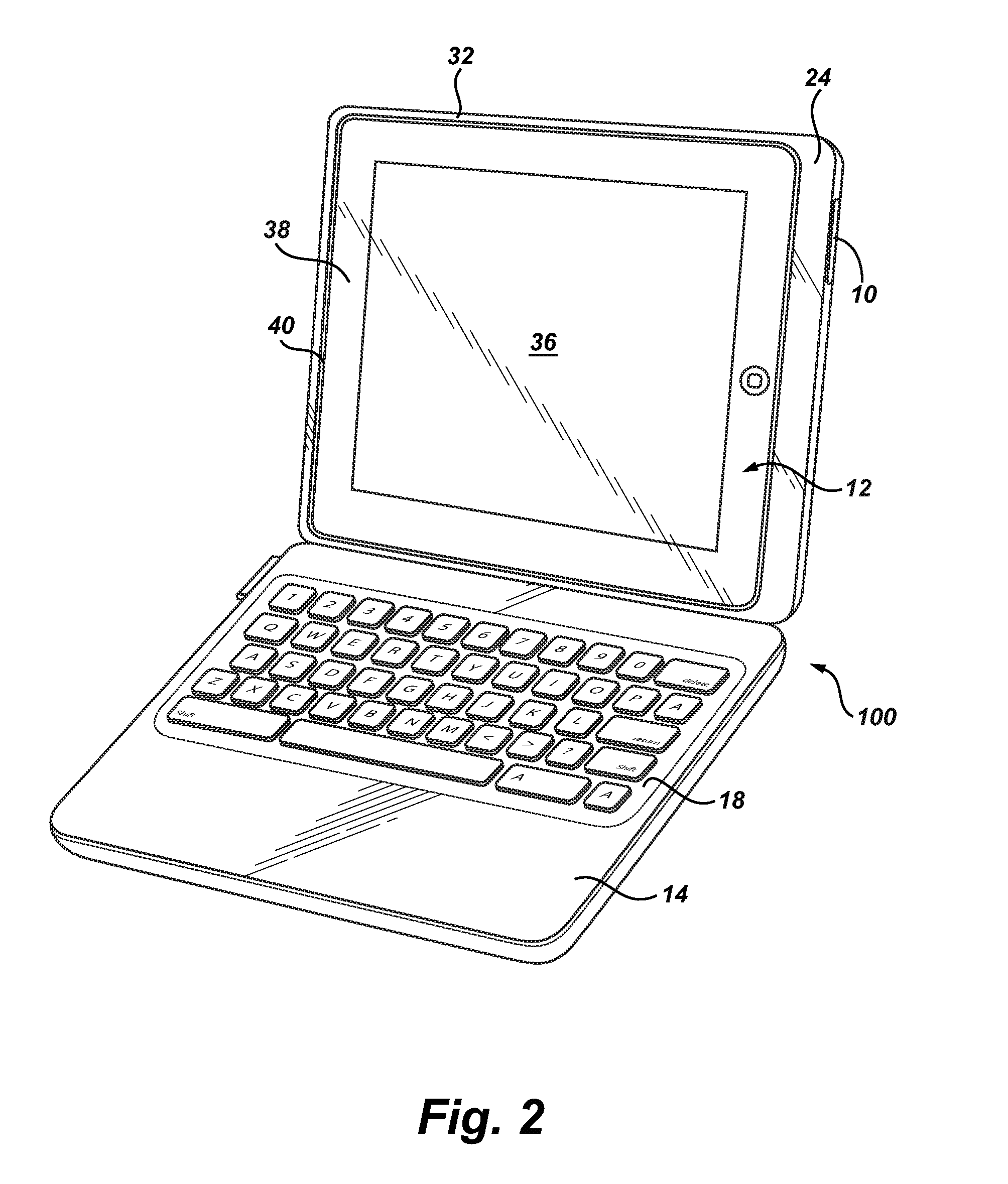 Tablet computer case and associated methods