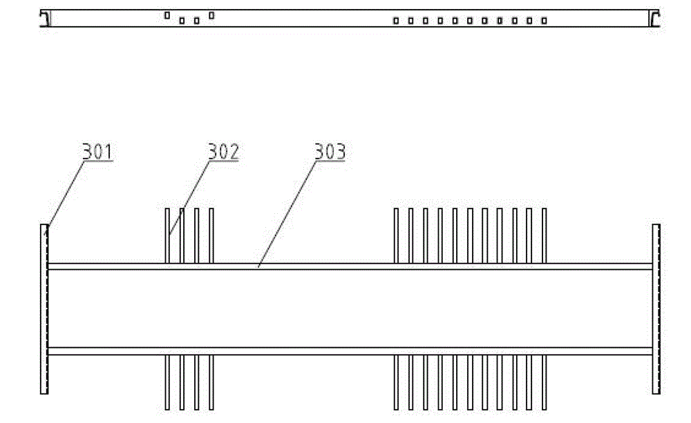 Comb-shaped exchange type vertical-lifting type mechanical stereoscopic parking garage