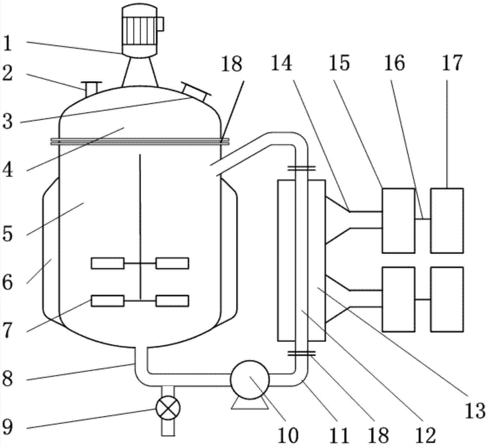 Device for hydrothermal preparation of powder materials