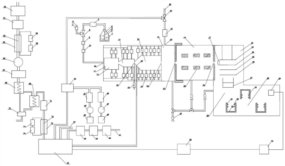 On-line monitoring system and method for rapidly determining volatile organic compound with high resolution and high sensitivity