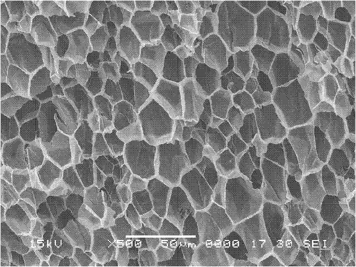 Method for preparing polymer microporous foaming material by supercritical mould foaming