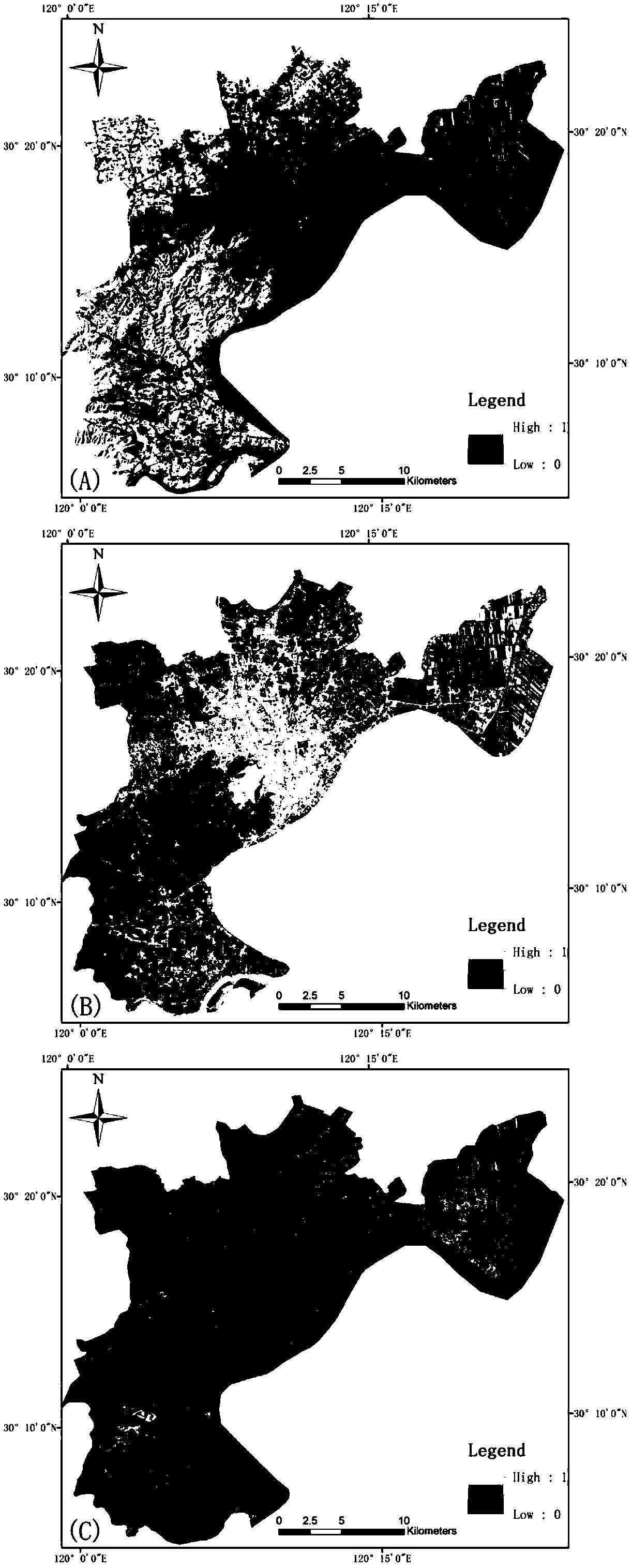 Urban impervious surface and DEM (digital elevation model)-based urban surface runoff detecting method