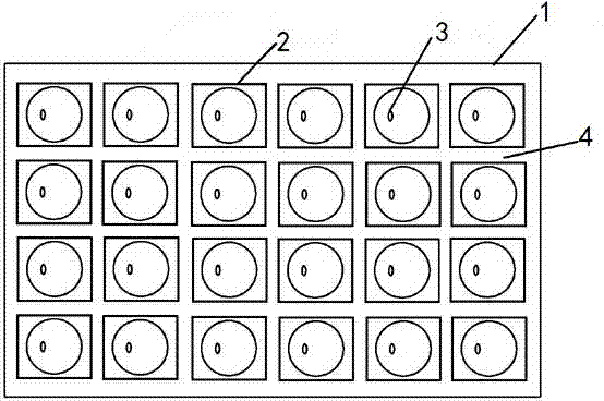 Mineral containing nursery seedling plate and preparation method thereof