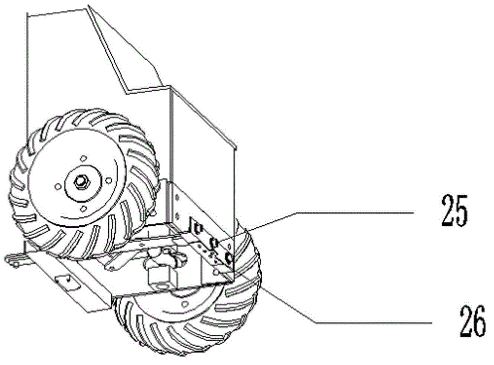 Small-sized intelligent spraying vehicle