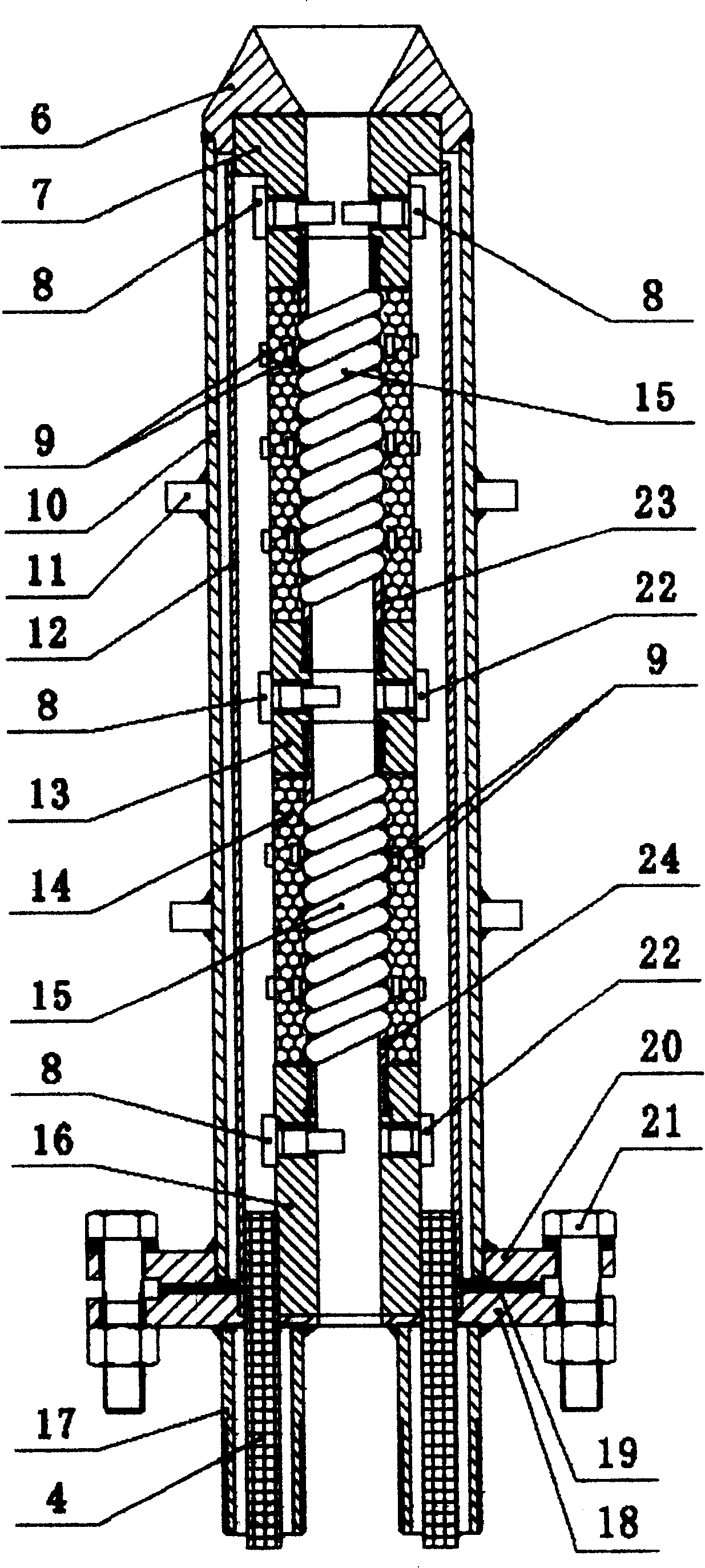 Exhausting humidity on-line monitor for steam turbine