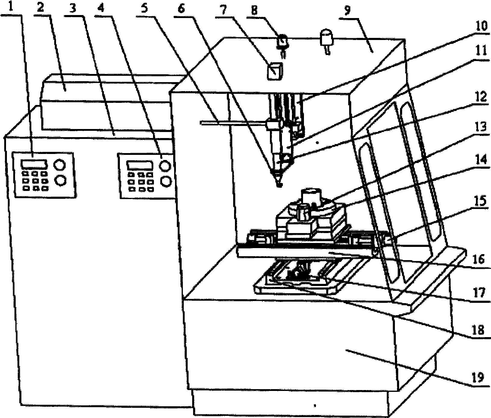 Laser surface micro forming device and method