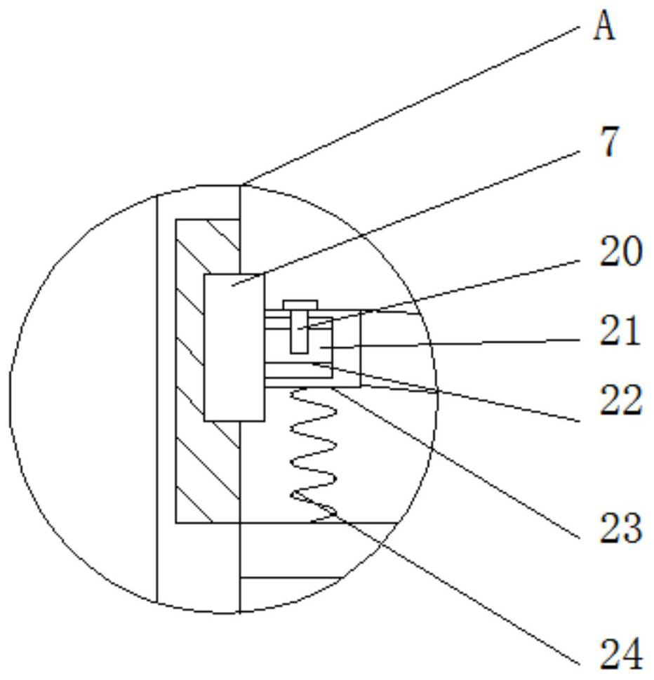 Ore smashing and screening device for mining