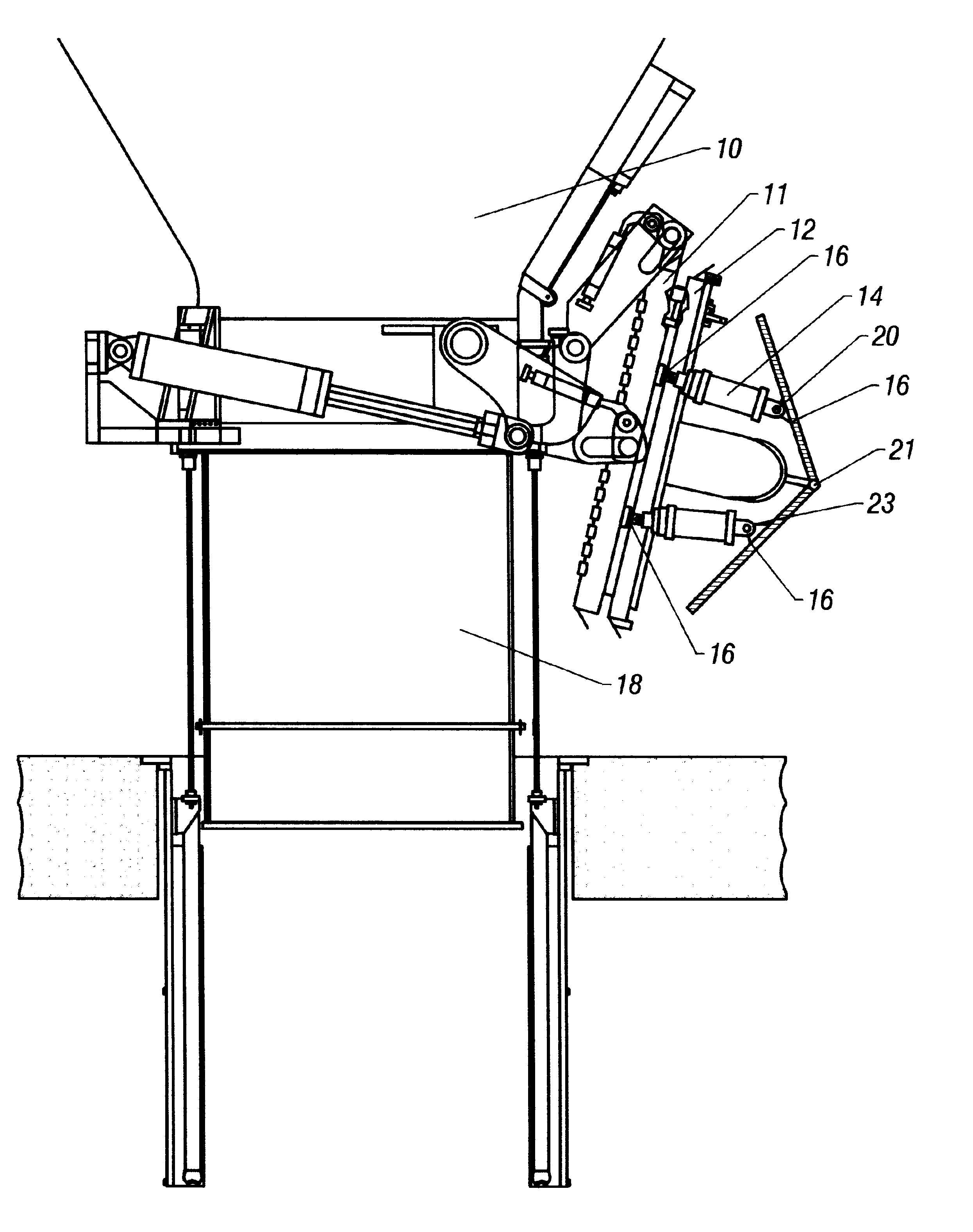 Automatic cover removal system