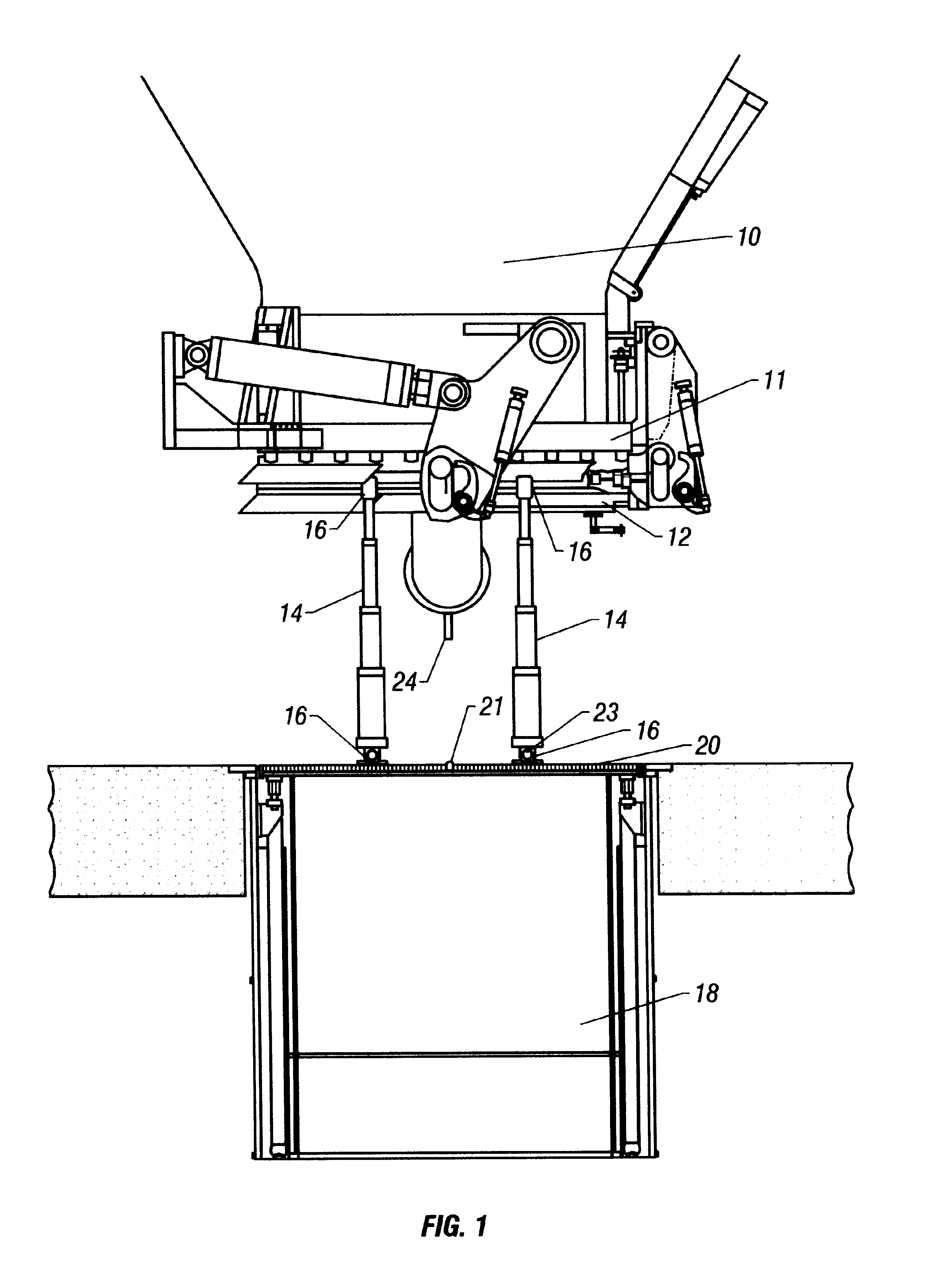 Automatic cover removal system