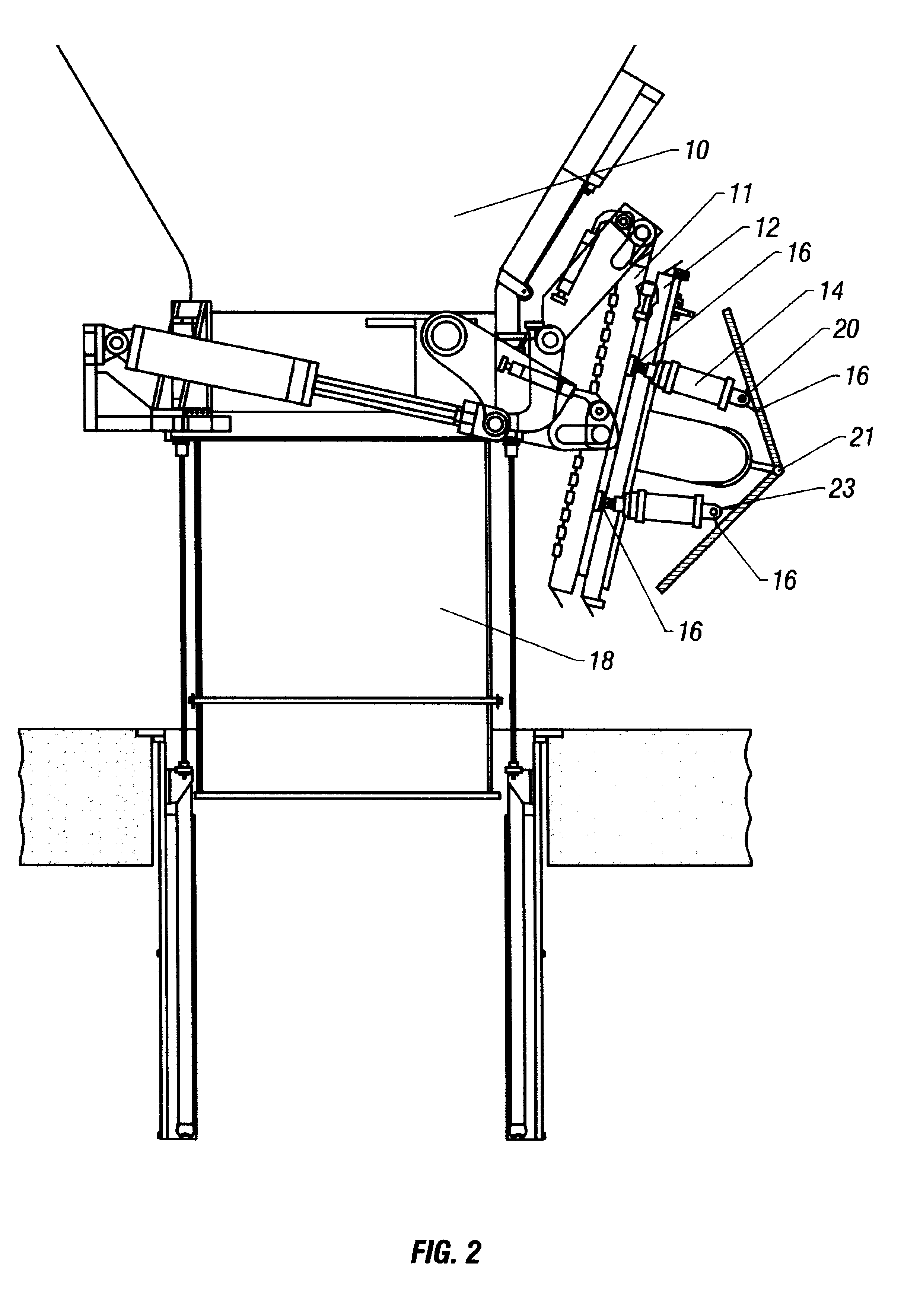 Automatic cover removal system