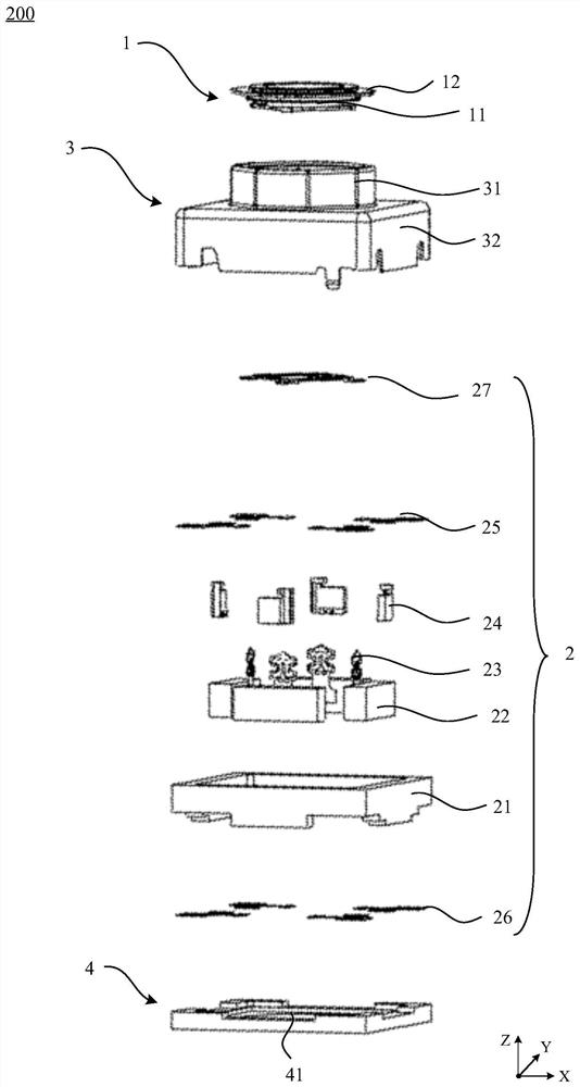 Motor assembly, camera module and electronics to drive the liquid lens