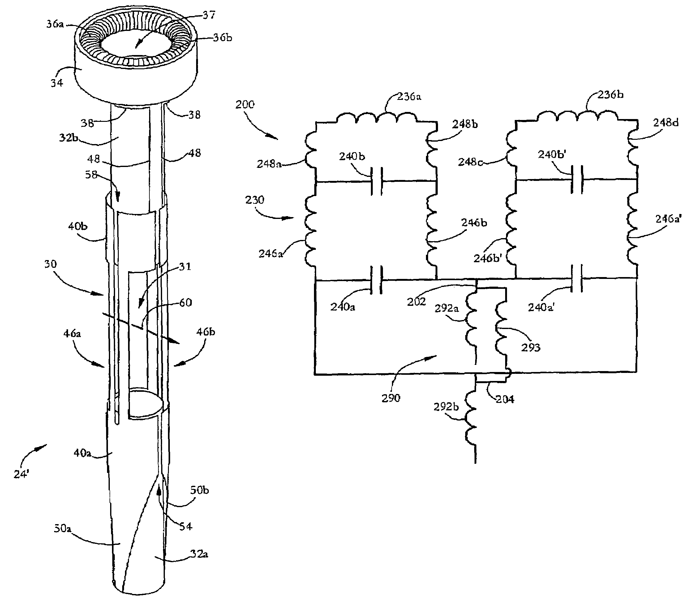 NMR RF coils with improved low-frequency efficiency