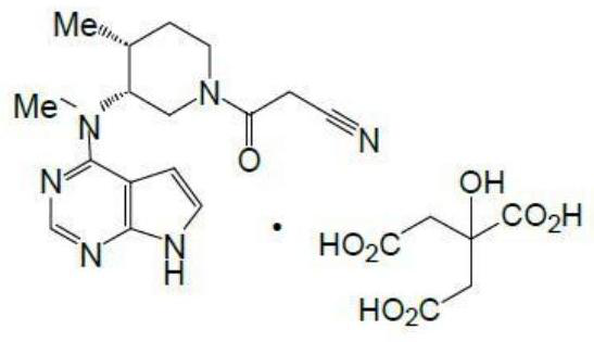 Preparation method of tofacitinib citrate