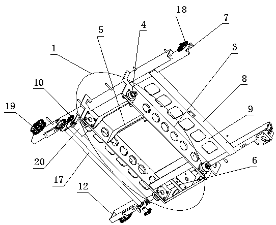 Horizontal mast assembly