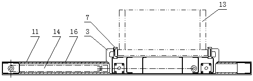 Horizontal mast assembly