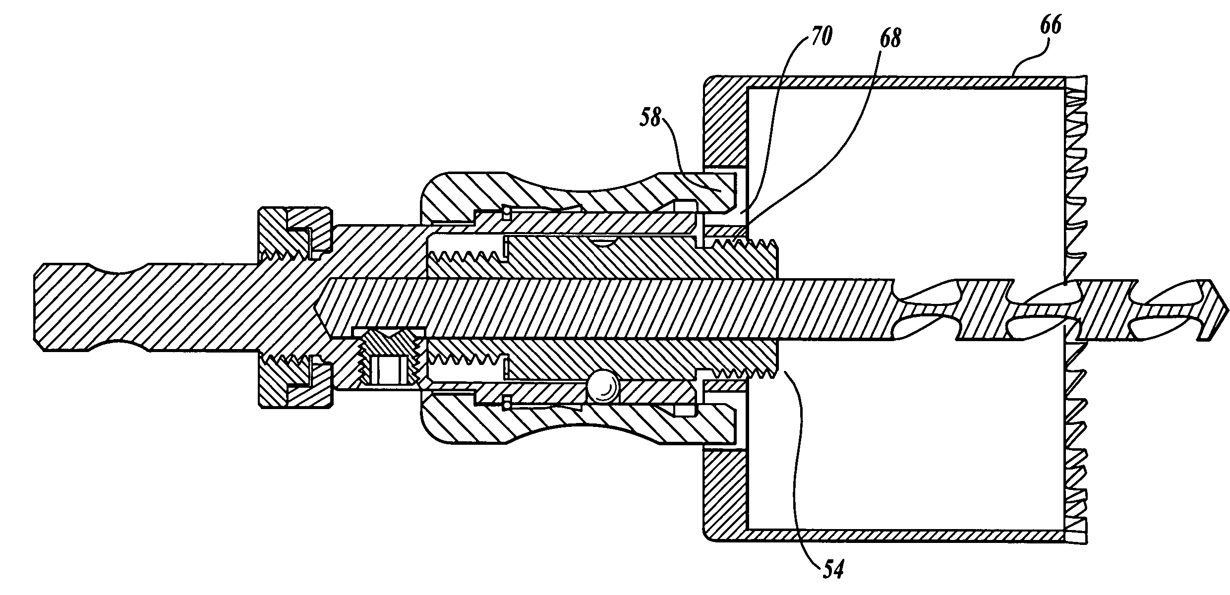 Hole saw arbor