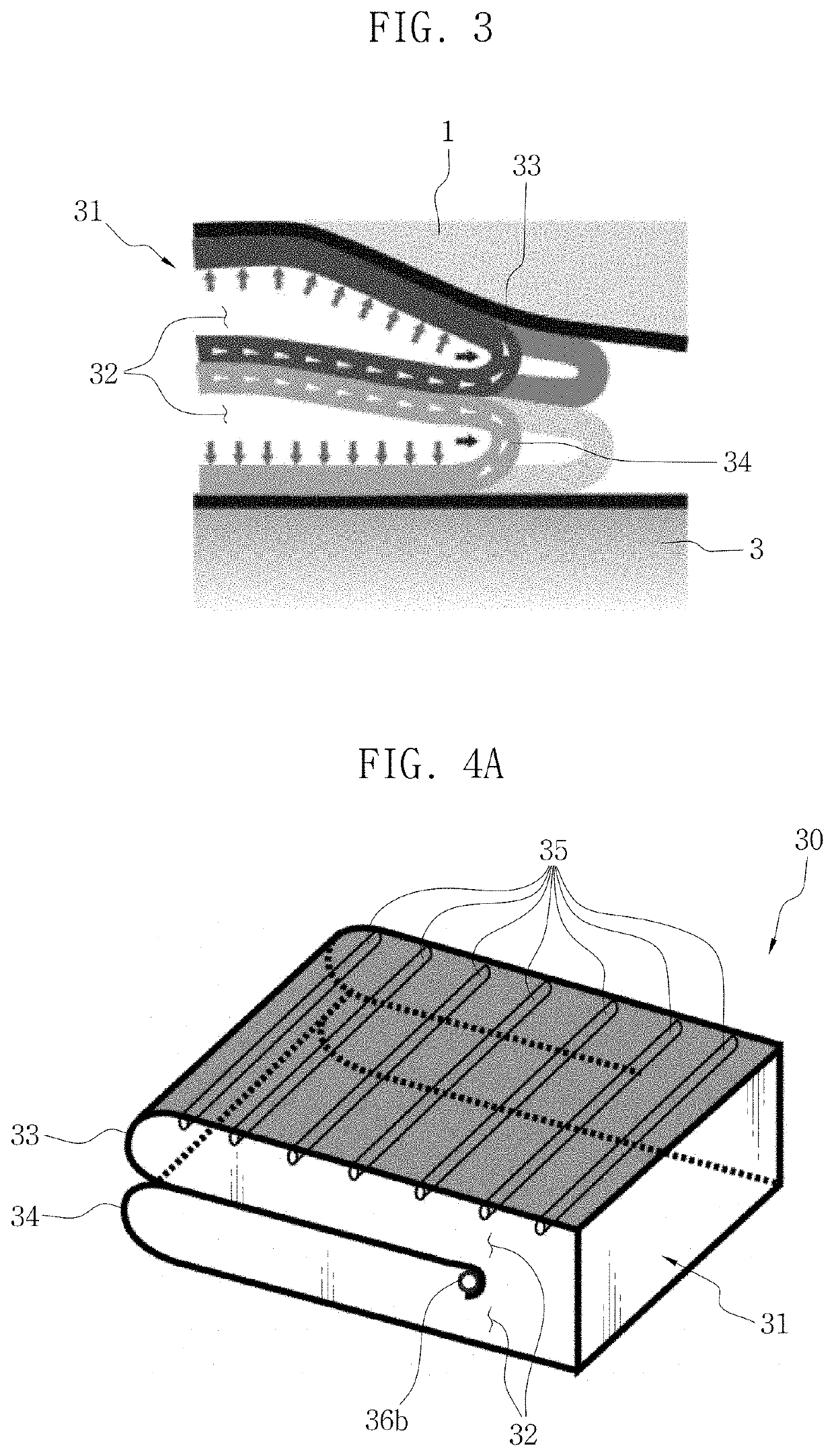 Smart sling device using pneumatically driven growth mechanism