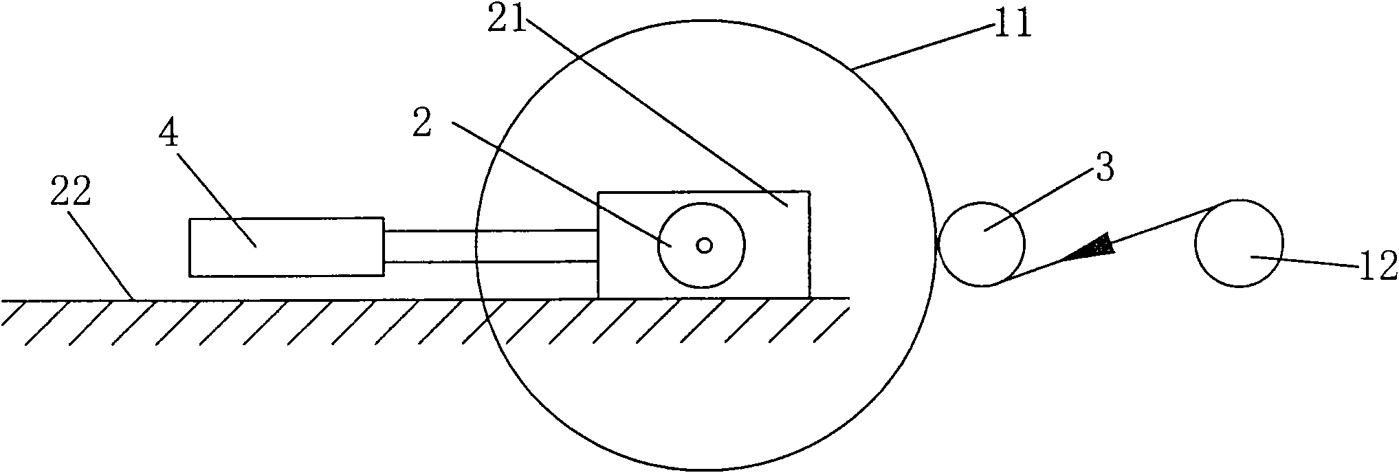 Translational rolling mechanism