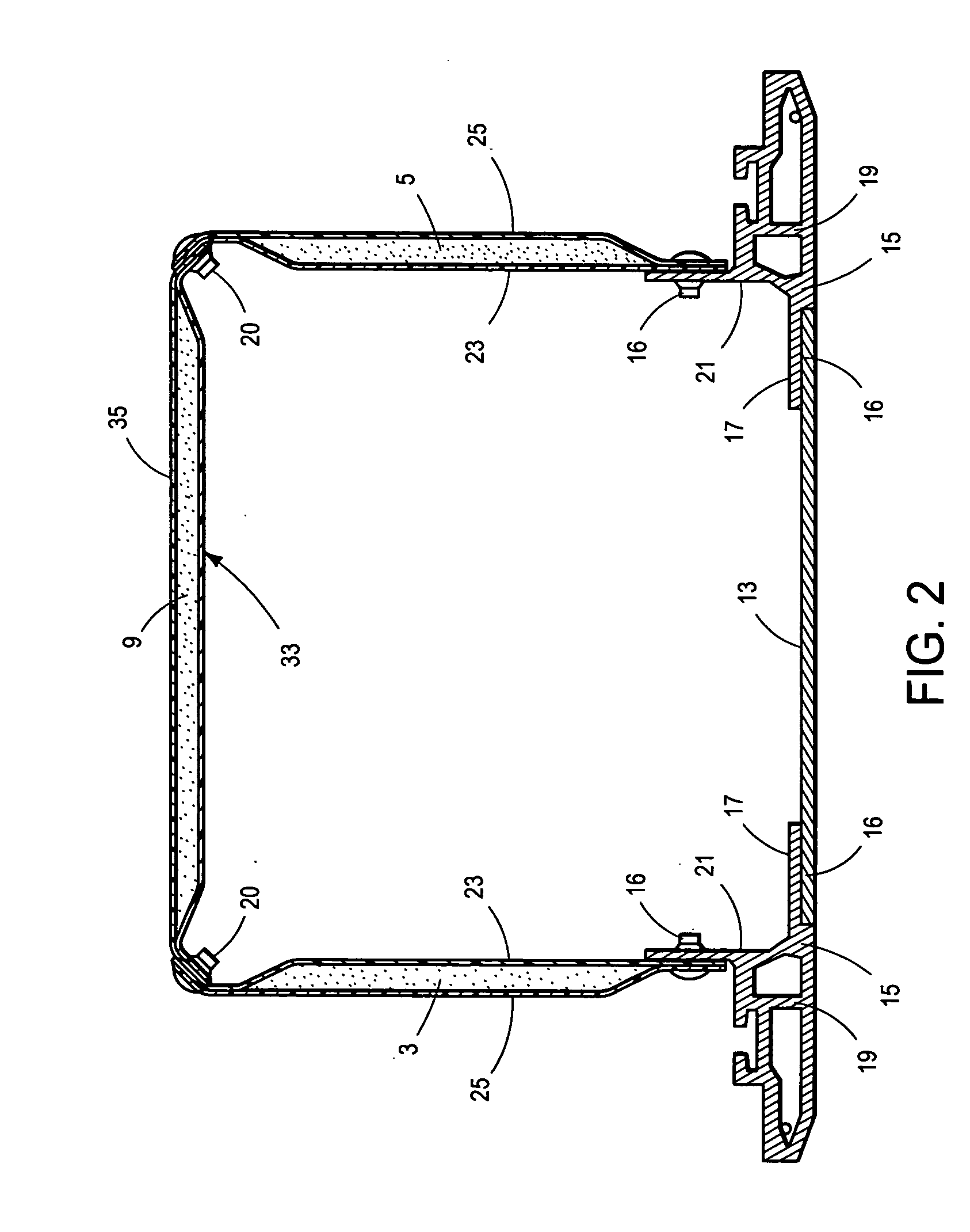 Method of thermoforming fiber reinforced thermoplastic sandwich panels, thermoformed articles, and modular container structure assembled therefrom