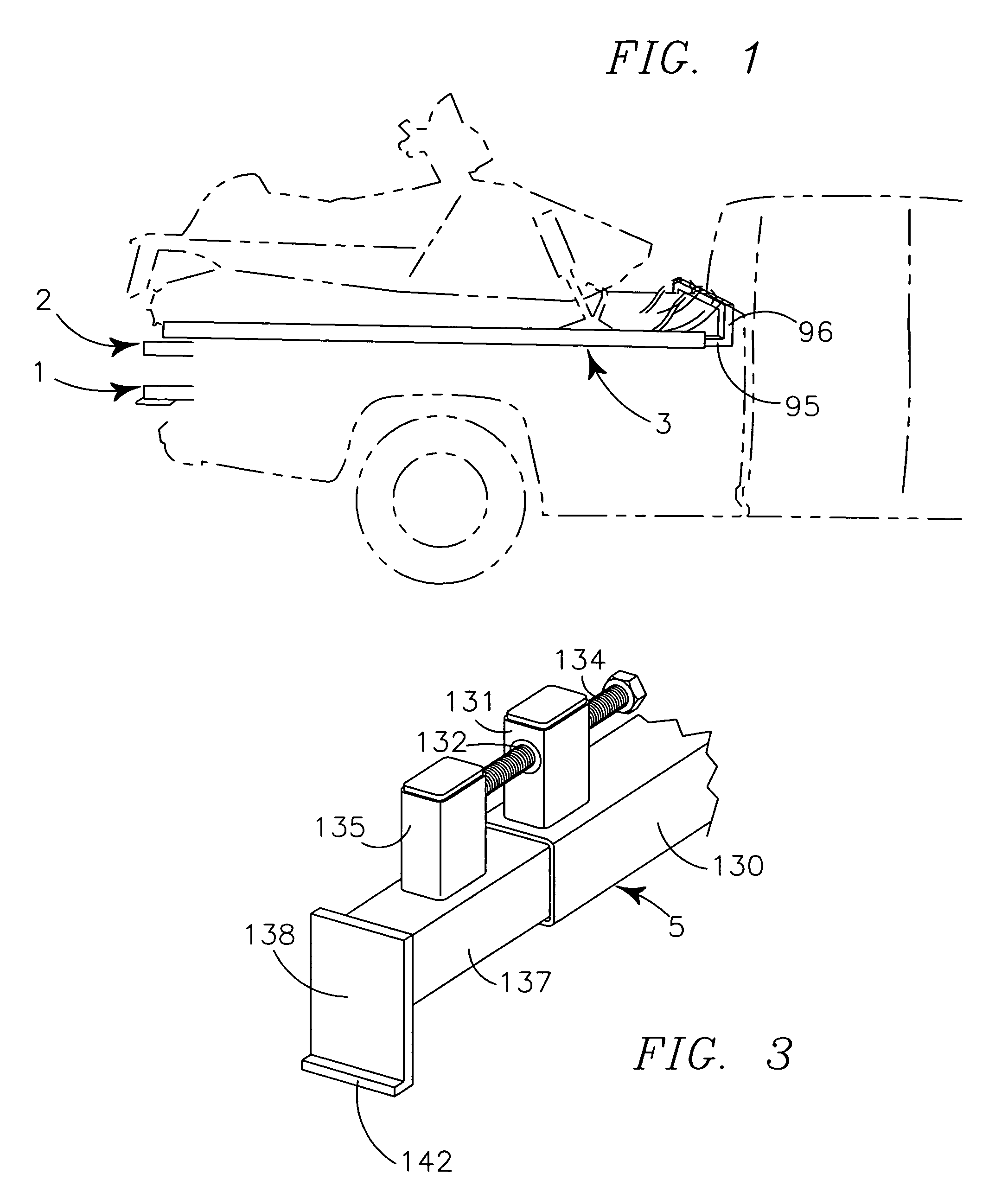 Recreational vehicle loading and transport platform for pickup trucks