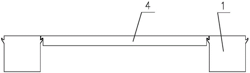 Artificial assembled single-layer road express bridge