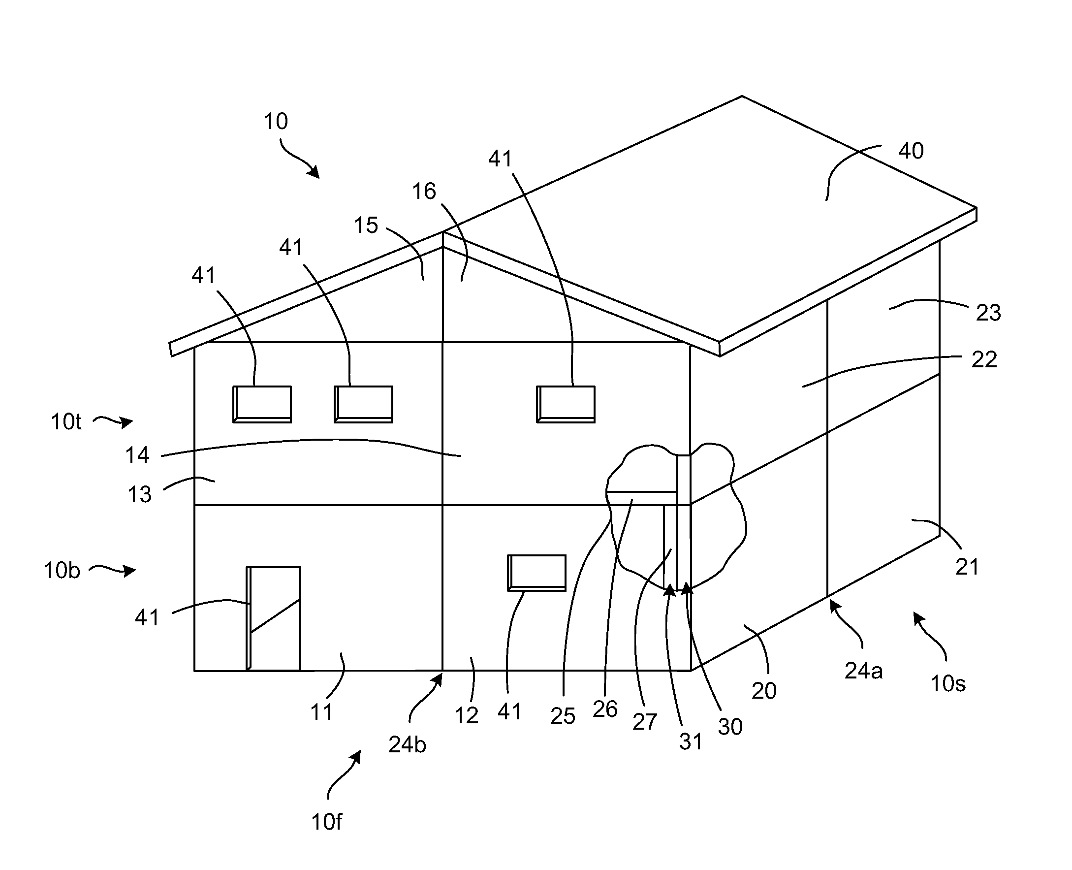 Joint of parallel sandwich panels