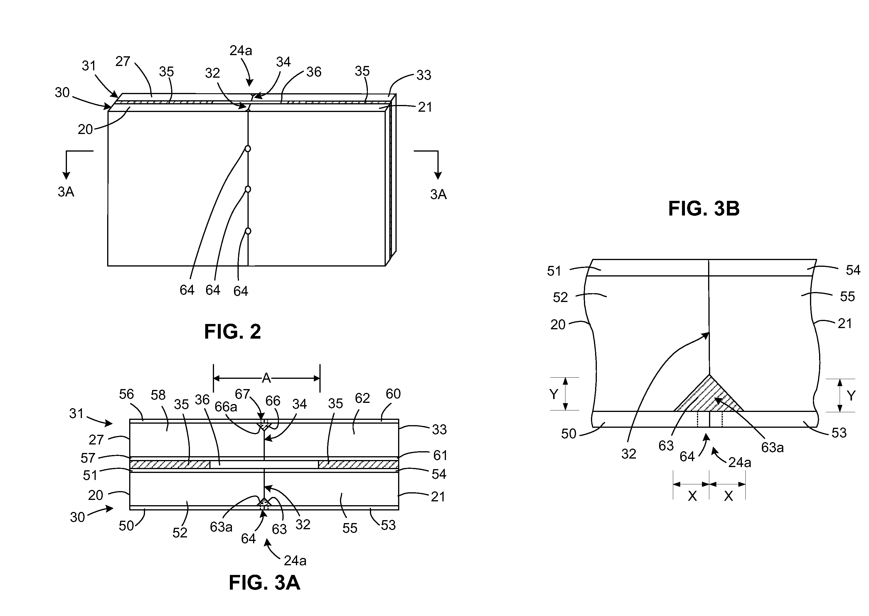 Joint of parallel sandwich panels