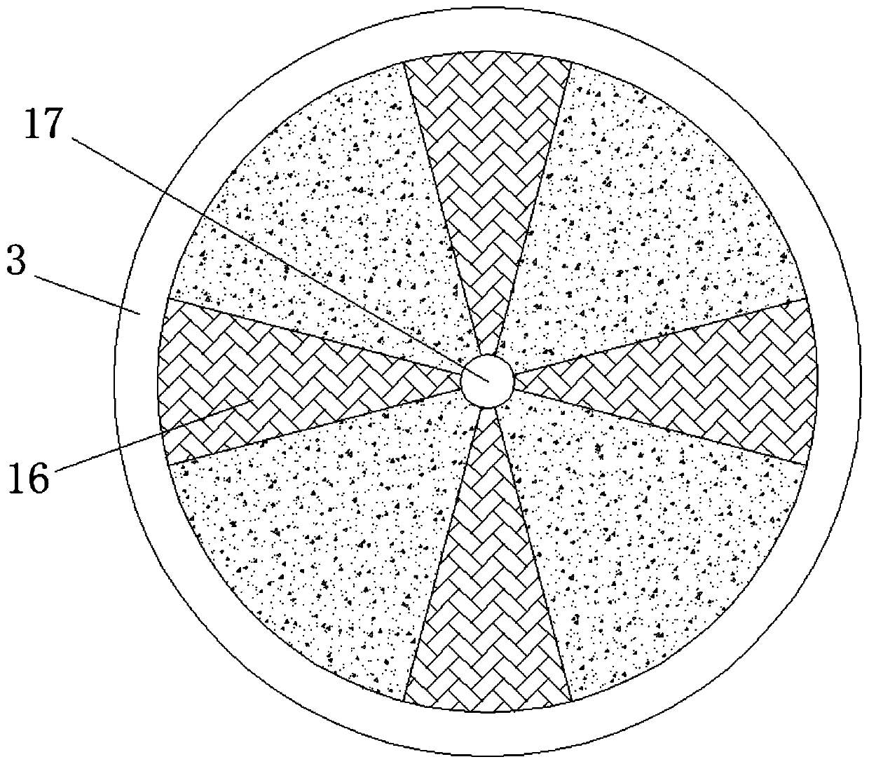 Device for cleaning up stains on surfaces of Go pieces