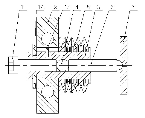 Mechanical press mounting structure of group large-power flat-plate power electronic device