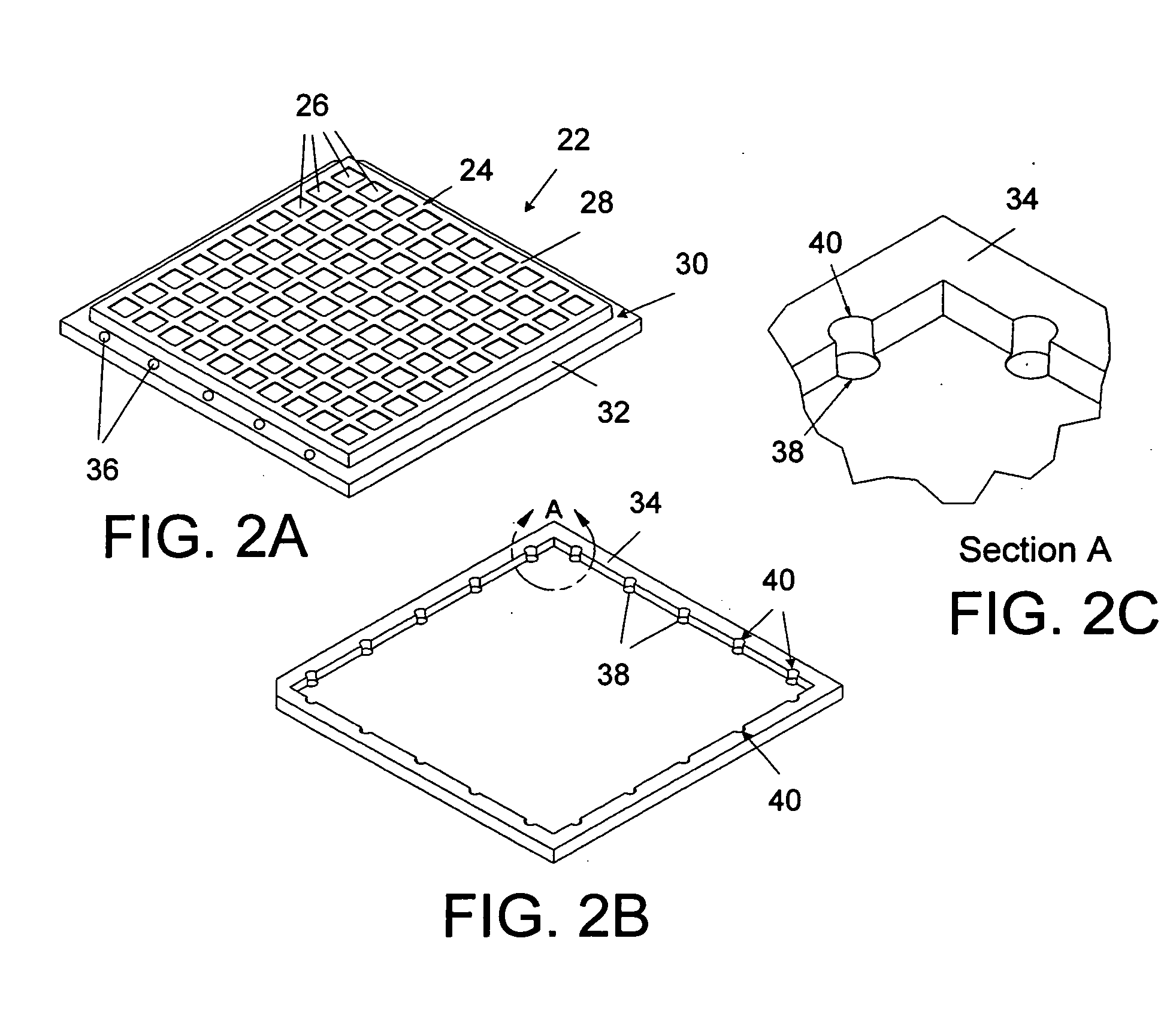 Tray with flat bottom reference surface