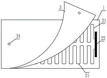 Electric heating material coated with biological ore material coating points