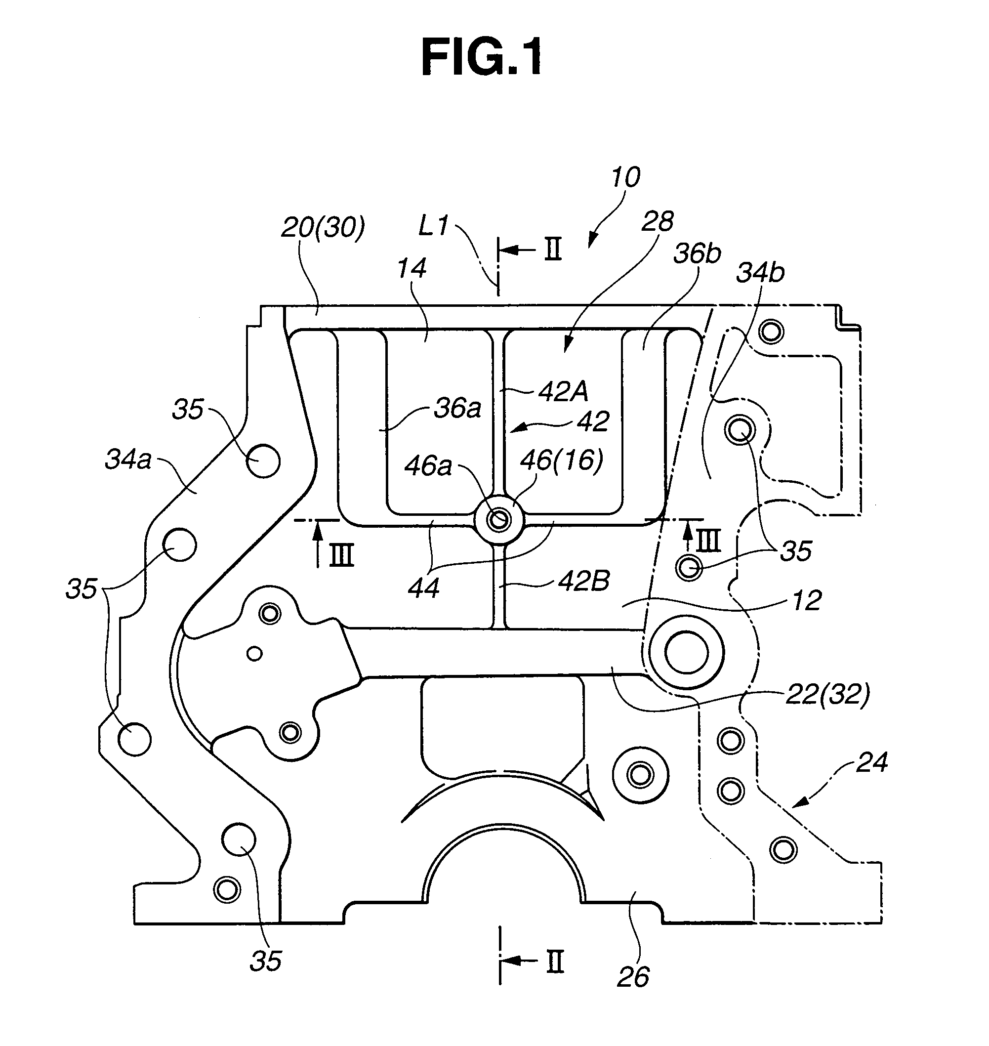 Cylinder block of internal combustion engine