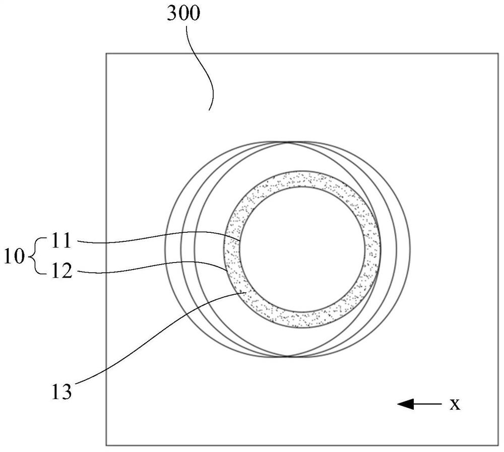 Supporting structure of active fault crossing tunnel and tunnel lining structure