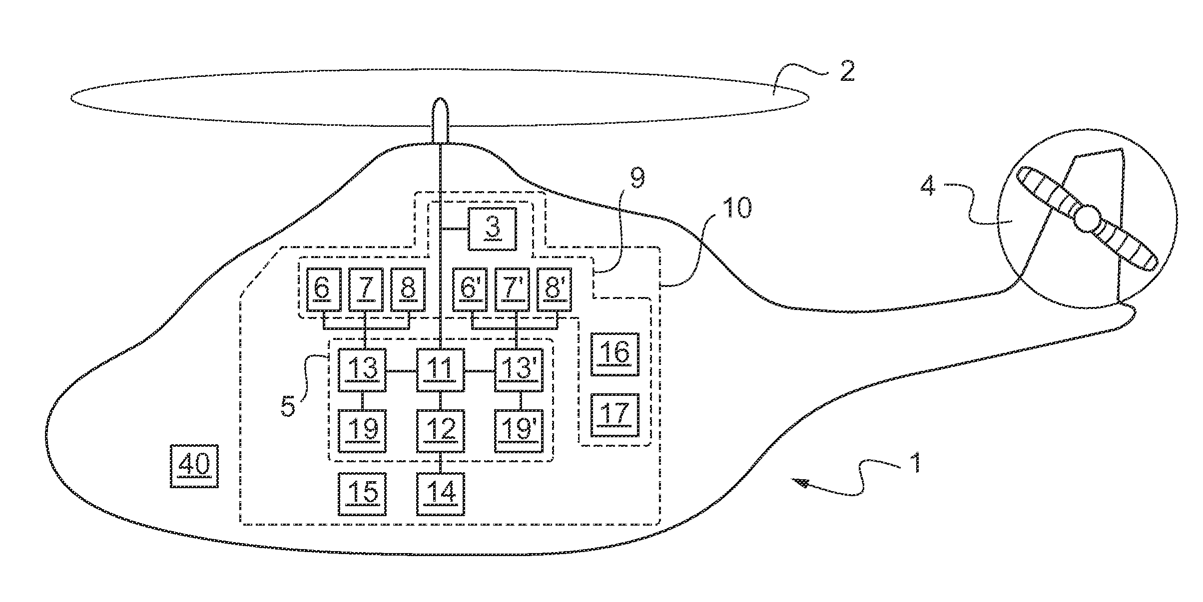 Method of managing an engine failure on a multi-engined aircraft having a hybrid power plant