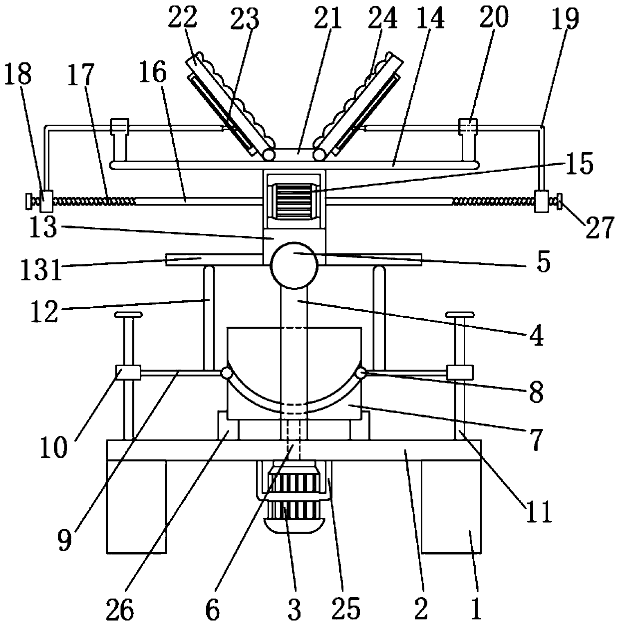 Critical patient bathing bed convenient for long-term bedridden patient to turn over