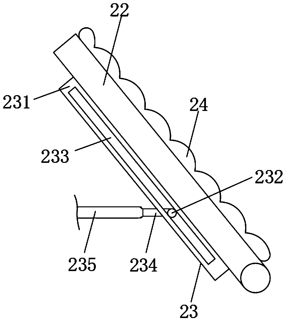 Critical patient bathing bed convenient for long-term bedridden patient to turn over