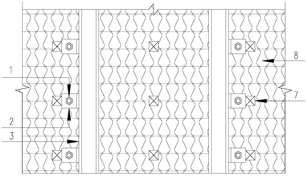 An encapsulation structure for exposed guide rails of fireproof shutter doors