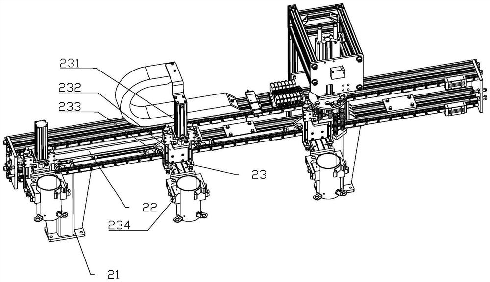 A pipe fixture device for wire harness threading pipe welding