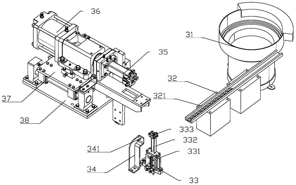 A pipe fixture device for wire harness threading pipe welding