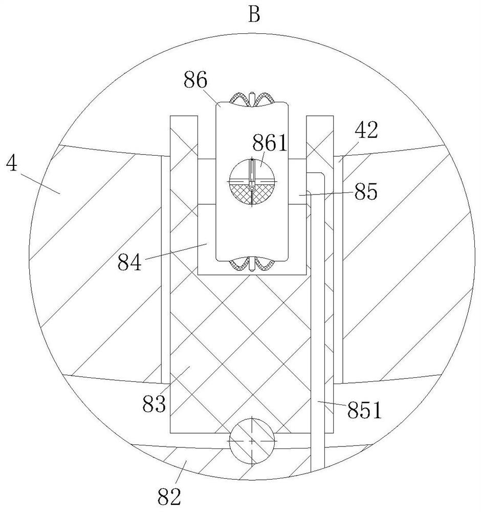 Metal plate stamping arc-shaped die