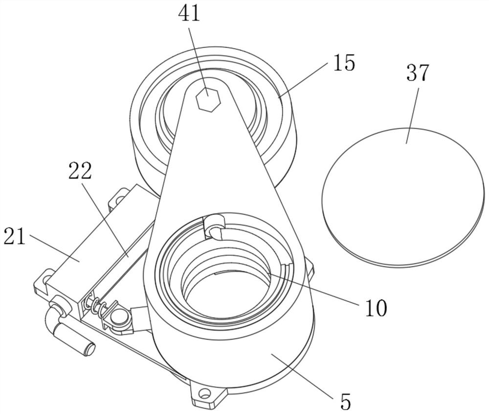 Belt tensioning wheel for hybrid electric vehicle engine and vehicle engine