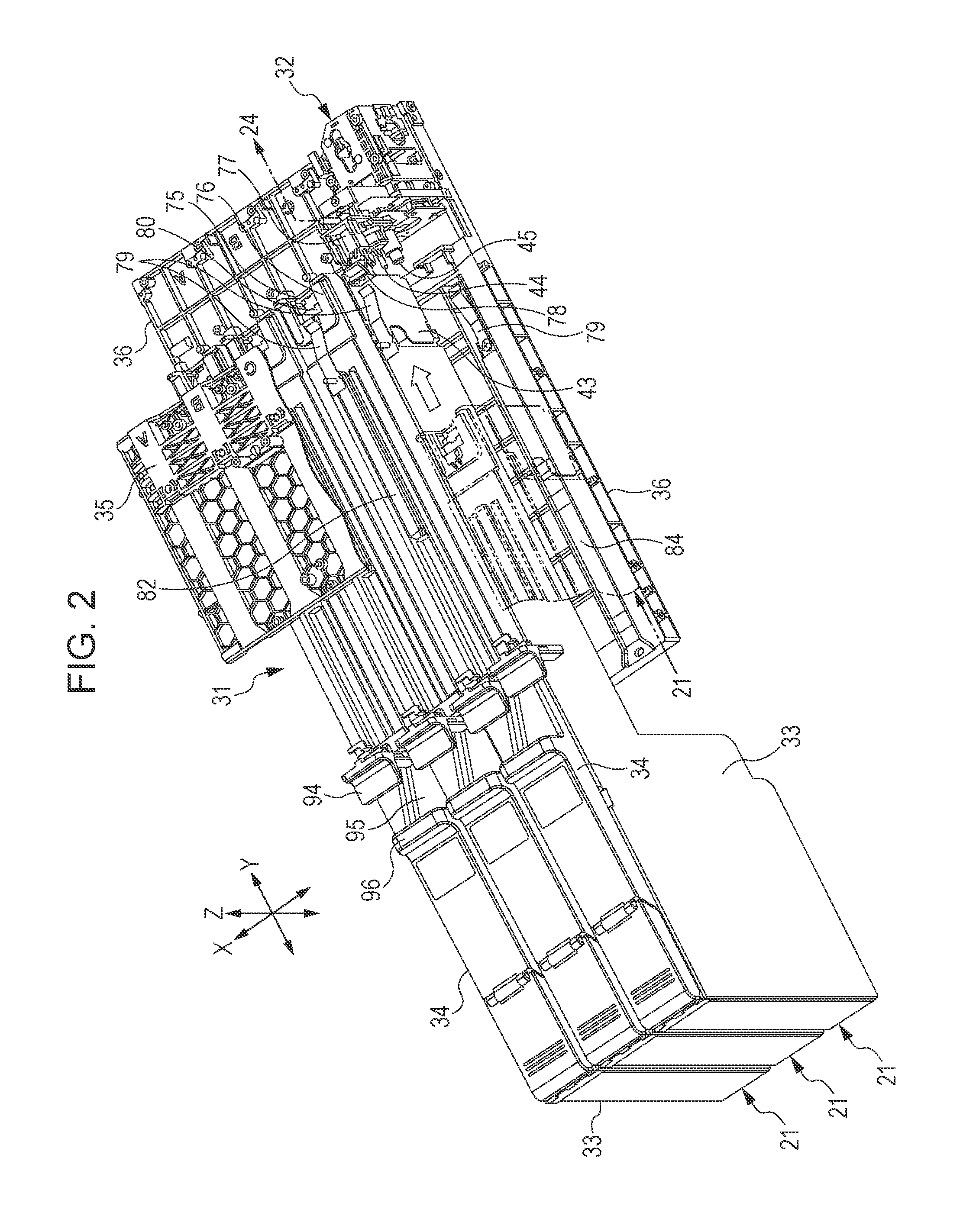 Liquid storage container